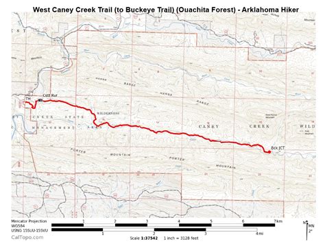 Caney Creek Trail West Ouachita Forest 11 Mi Oandb Arklahoma Hiker