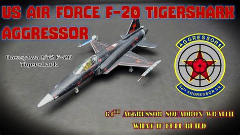 1 72 US Air Force F 20 Tigershark Aggressor 64th Aggressors Wraith