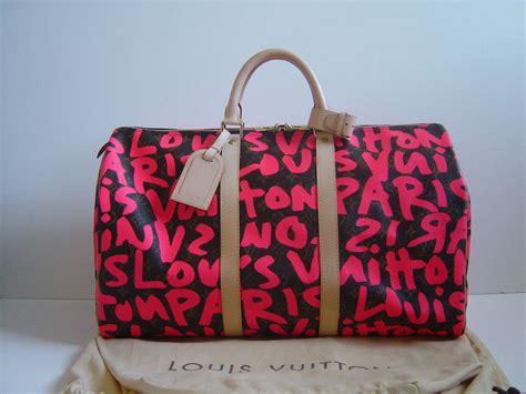 Pink Louis Vuitton Duffle Bag Iucn Water