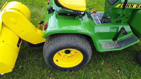 John Deere 214 With Model 31 Tiller Youtube