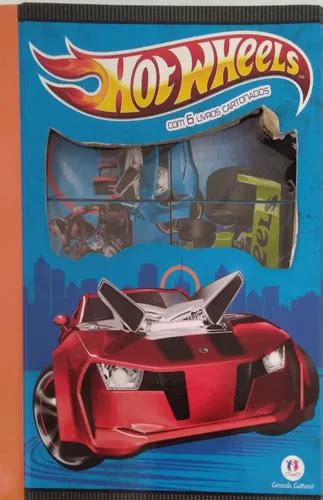 Box 6 Minis Livros Cartonados Hot Wheels Parcelamento Sem Juros