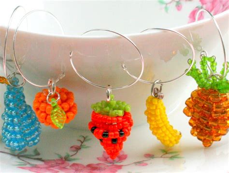 Fruit D Coratif En Perles De Rocaille Etsy