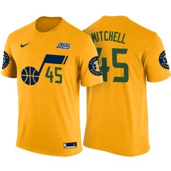 Utah Jazz Donovan Mitchell Mindset T Chemise Maillot Avec Nom Et