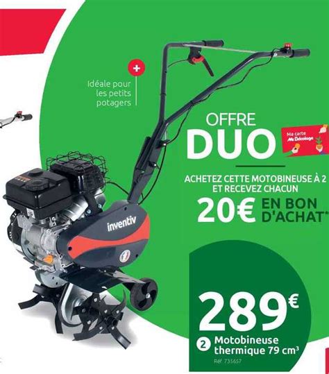 Promo Motobineuse Thermique Cm Inventiv Chez Mr Bricolage