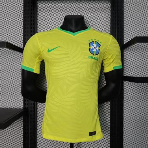 Camisa Tailandesa Versión Personalizada 1 1 2023 2024 Brasil Jugador De