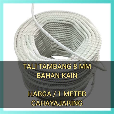 Jual Tali Tambang Kain Tali Tambang 8mm Tali Tambang Katun Tali