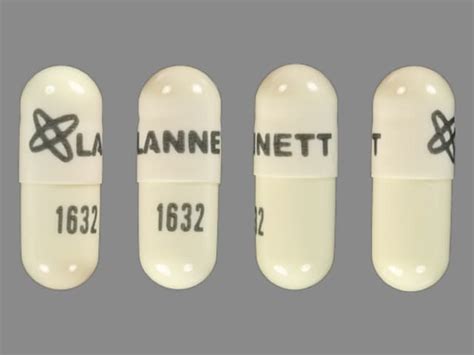 Pill Finder Lannett White Capsule Shape Medicine