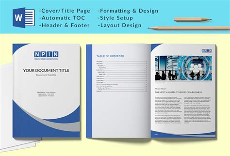 microsoft word template design  ms word document formatting