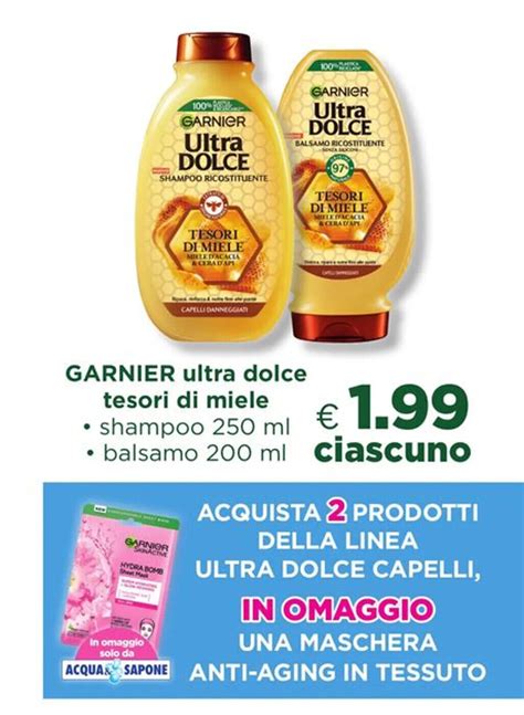 Garnier Ultra Dolce Tesori Di Miele Shampoo Ml Balsamo Ml