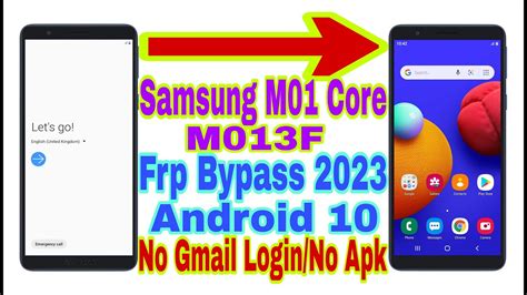 Samsung M01 Core M013F Android 10 Frp Bypass New Trick 2023 No Pc