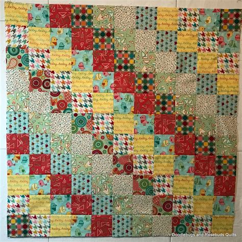 Doodlebugs And Rosebuds Quilts A Quick Baby Quilt