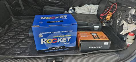 Новый аккумулятор Rocket SMF65L-L2, пускач Беркут в деле. Проверка на ...