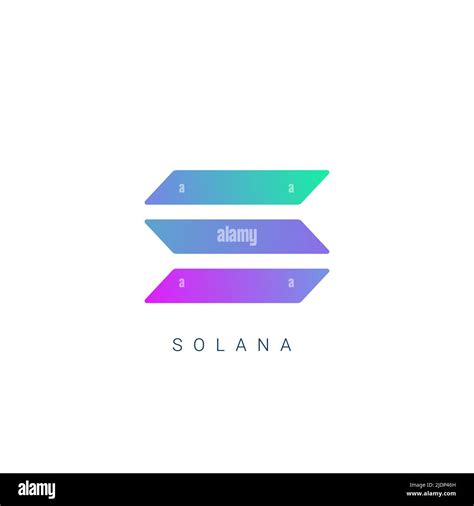 Solana Cryptocurrency Stock Vector Images Alamy