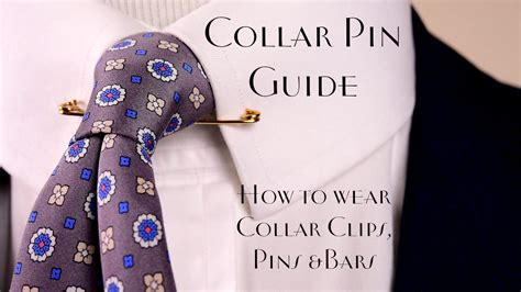 Collar Pin Guide And How To Wear Collar Bars And Clips Collar Pins