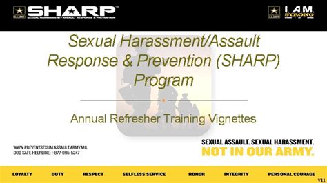 Sexual Harassmentassault Response Prevention Sharp Program Annual Refresher