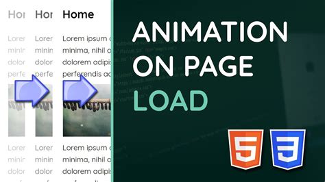 Create Transitionsanimations On Page Load With Html And Css Web Design