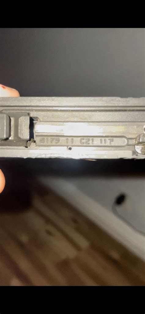 What Are These Numbers Underneath The Sig Sauer P365 Slide Is This A