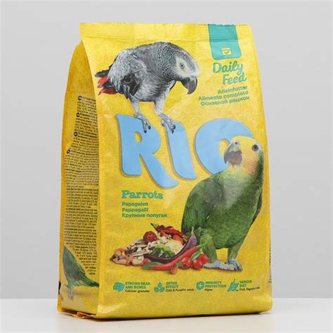 Корм RIO для крупных попугаев, 1 кг. - купить с доставкой по выгодным ...