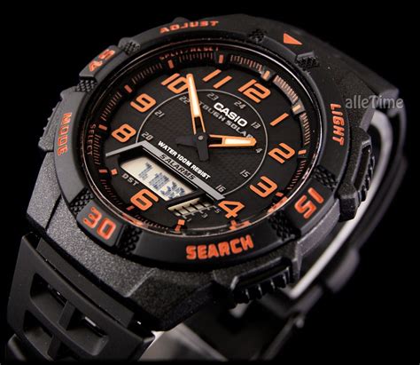 Zegarek M Ski Casio Tough Solar Bolte Aq S W B Vef Bar