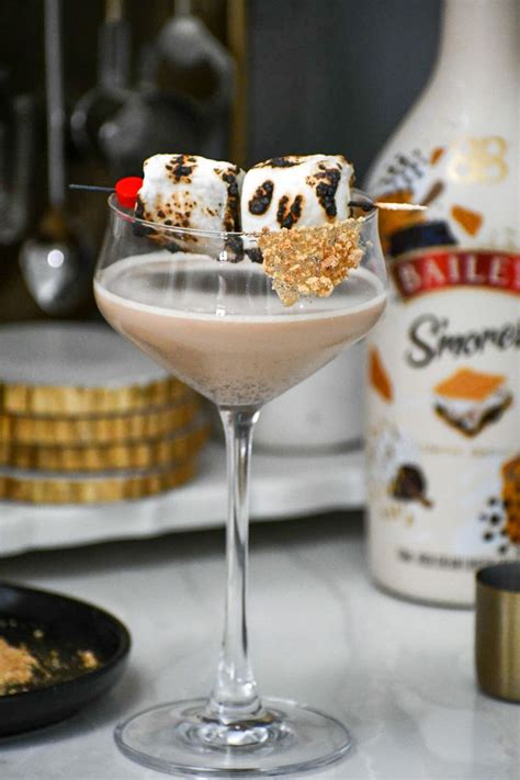 Toasted Smores Espresso Martini Recipe Smores Martini Recipe