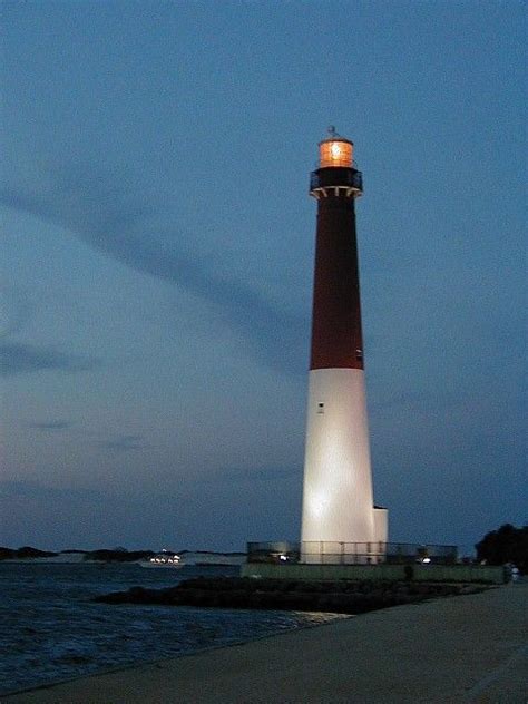 Barnegat Lighthouse On Long Beach Island NJ Phare