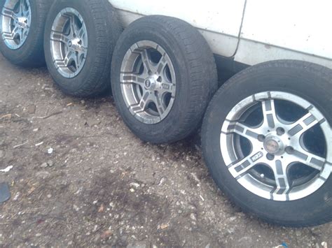 Продам титаны r13 в сборе: 1 700 грн. - Колеса в зборі Кам'янське на Olx