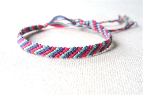 Friendship Bracelet Candy Stripe