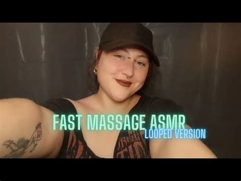 ASMR Fast And Aggressive Massage Neck Face Arm And Head Massage