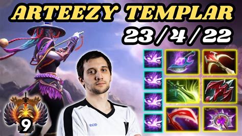 ARTEEZY Templar Assassin Hard Carry 23 KILLS Insane Damage With