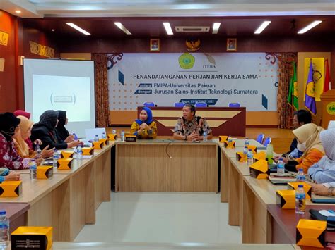 Jurusan Sains ITERA Kerja Sama MBKM Dengan FMIPA Universitas Pakuan ITERA