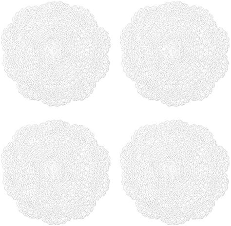 Amazon Ouyatoyu Doilies Cloth Lace Crochet Doilies Place Mats