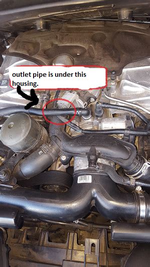 Jaguar Xf Outlet Pipe Coolant Leak Aj Aj Jaguar