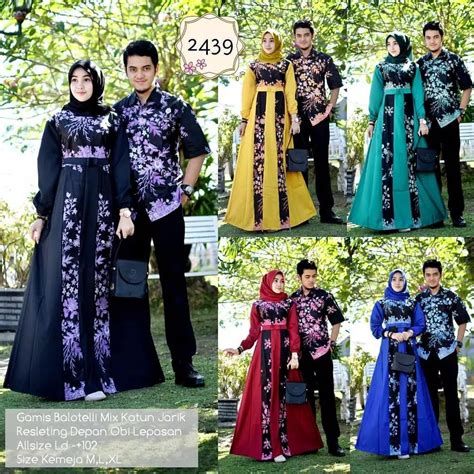 Baju Couple Gamis Baloteli Toko Sableng