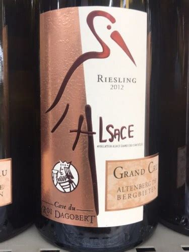 Cave Du Roi Dagobert Riesling Alsace Grand Cru Altenberg De Bergbieten