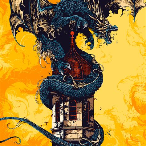 The Priory of the Orange Tree on Behance