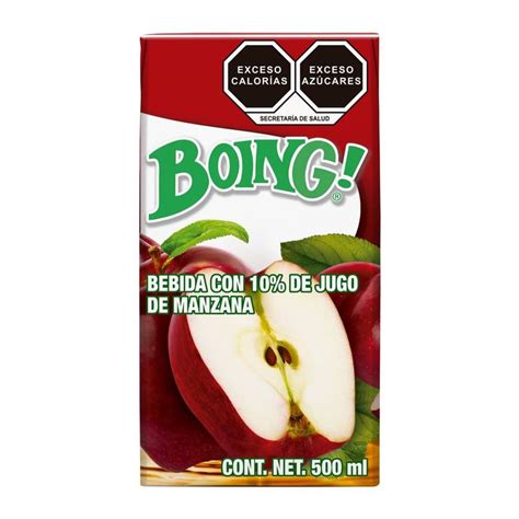 Jugo Boing Manzana Ml Soriana Imagenes De Jugos Jugo De