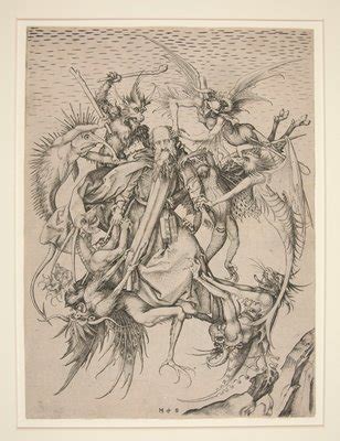 The Tribulations Of Saint Anthony By Martin Schongauer