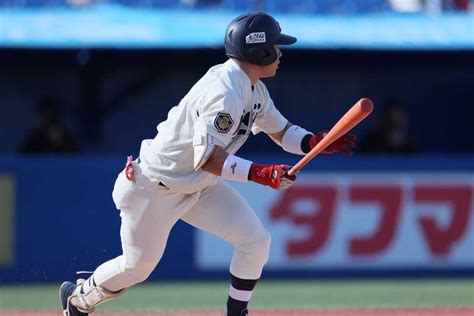 明大は6年ぶりに決勝進出 中日d2位・村松開人「日本一を目指していける」／神宮大会 サンスポ