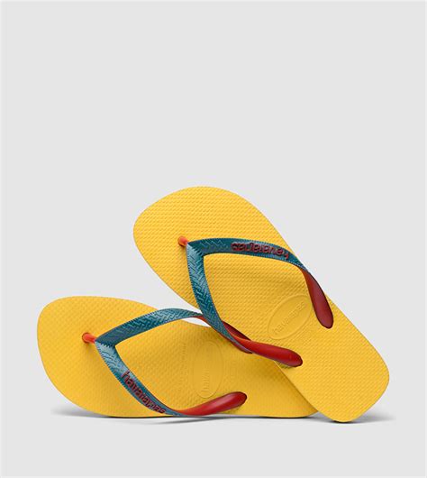 Buy Havaianas Top Mix Slippers In Yellow 6thstreet Bahrain