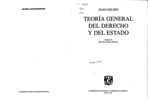 Calaméo Kelsen Teoría General Del Derecho