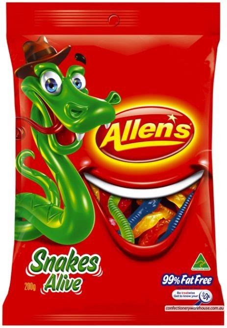 Allen's Snakes Alive 200g | Candy Bar Sydney