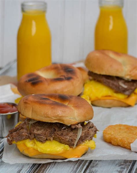 Steak Egg Cheese Bagel Mcdonald S Copycat Sons R Us