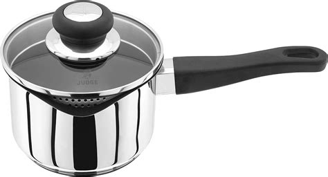 Judge Vista Draining J Ea Medium Stainless Steel Non Stick Saucepan