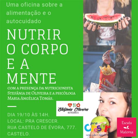 Nutrir O Corpo E A Mente Uma Oficina Sobre Alimentação E Autocuidado