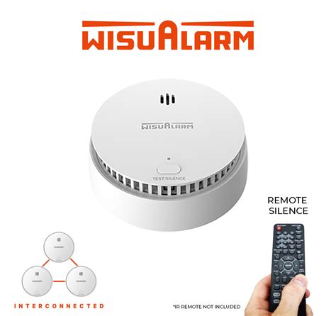 WisuAlarm Smoke Alarm With 10 Year Sealed Battery