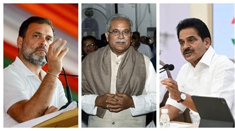 Bhupesh Baghel, Shashi Tharoor, KC Venugopal among Congress candidates for 2024 polls. Check ...