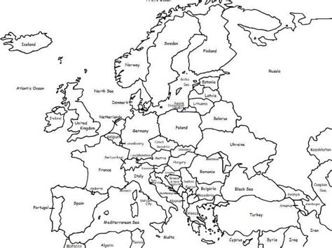 Desenhos Do Mapa Da Europa Para Imprimir E Colorirpintar Porn Sex Hot