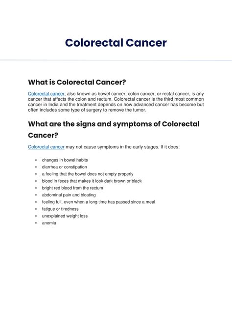 Ppt Colorectal Cancer Powerpoint Presentation Free Download Id