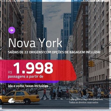 Cr Dito Passagensimperdiveis Promo O De Passagens Para Nova York