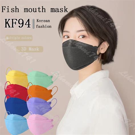 Kf Pcs Face Mask Non Woven Protection Filter D Mask Korea Style